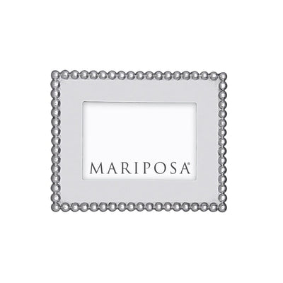 Mariposa Pearled 4" x 6" Engravable Frame Picture Frames Mariposa 