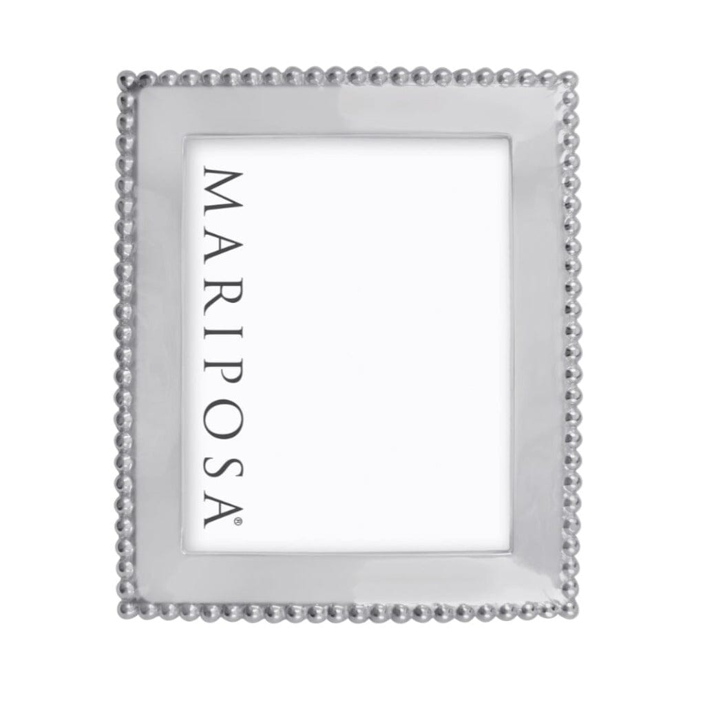 Mariposa Pearled 8" x 10" Engravable Frame Picture Frames Mariposa