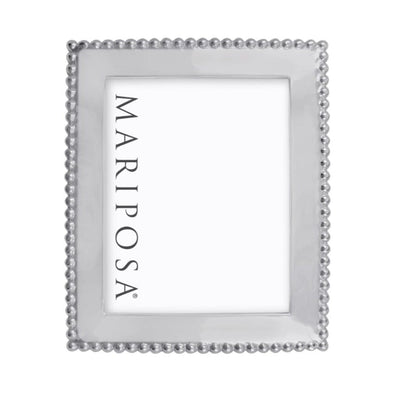 Mariposa Pearled 8" x 10" Engravable Frame Picture Frames Mariposa 
