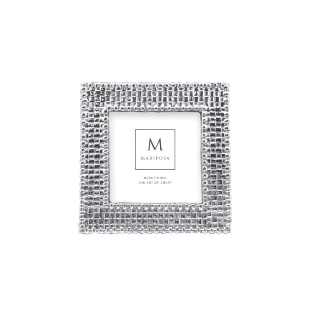 Mariposa Basketweave 4" x 4" Frame Picture Frames Mariposa