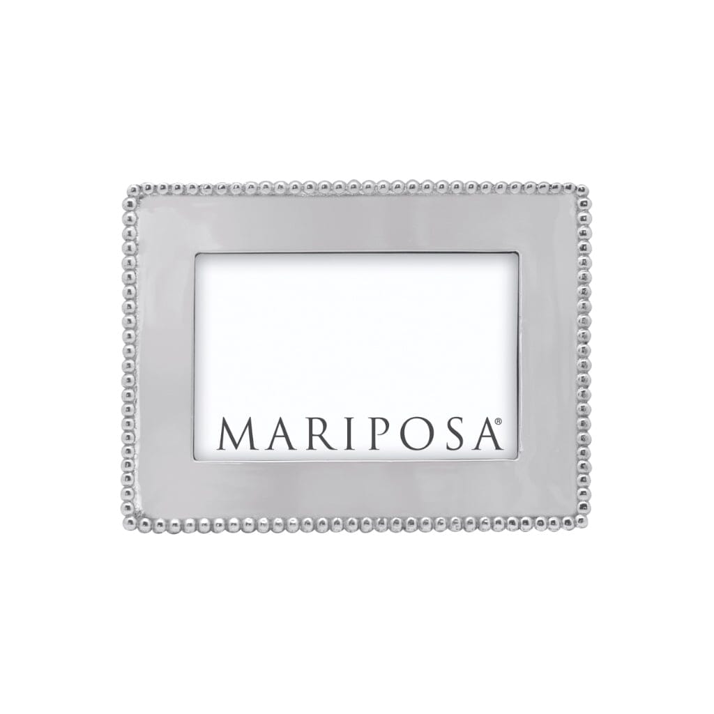 Mariposa Beaded 4" x 6" Engravable Frame Picture Frames Mariposa