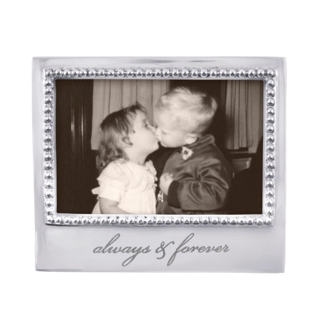 Mariposa ALWAYS & FOREVER Beaded 4" x 6" Frame Picture Frames Mariposa