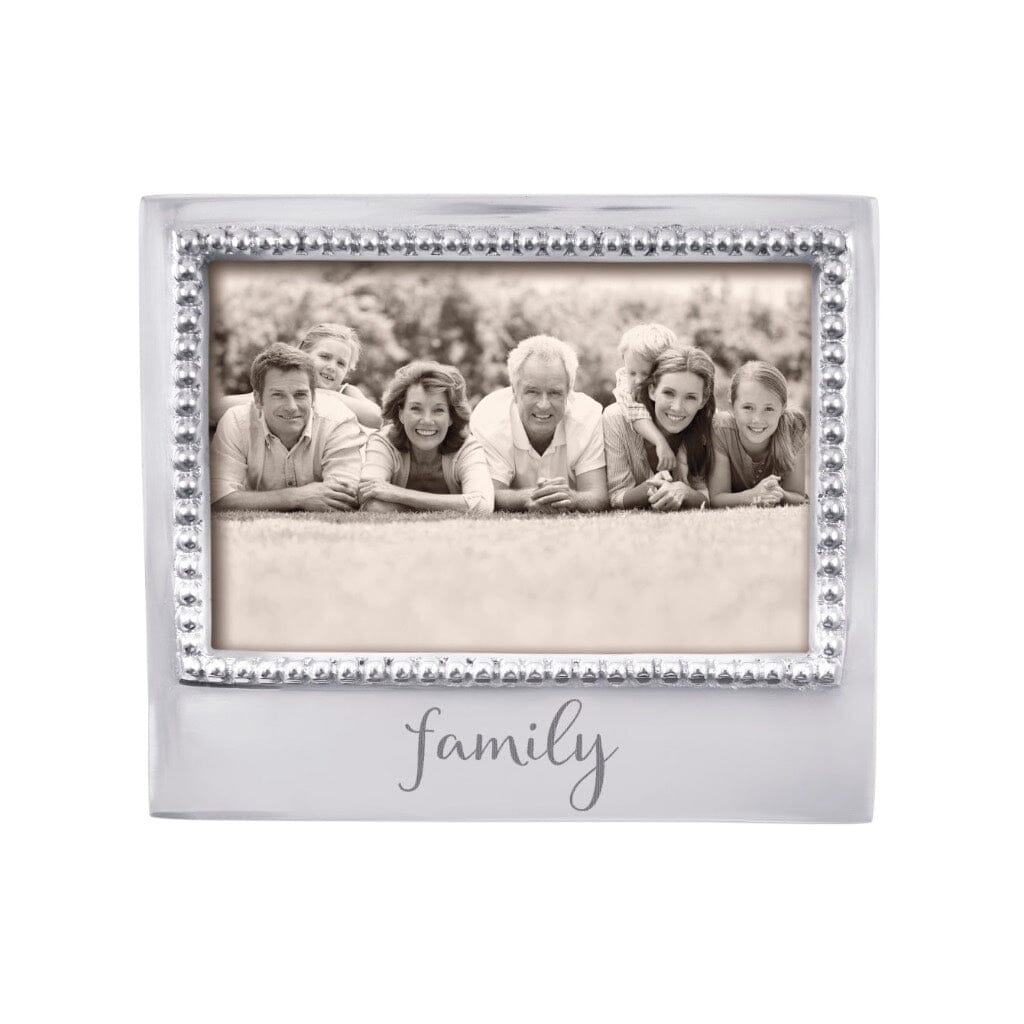 Mariposa FAMILY Beaded 4" x 6" Frame Picture Frames Mariposa