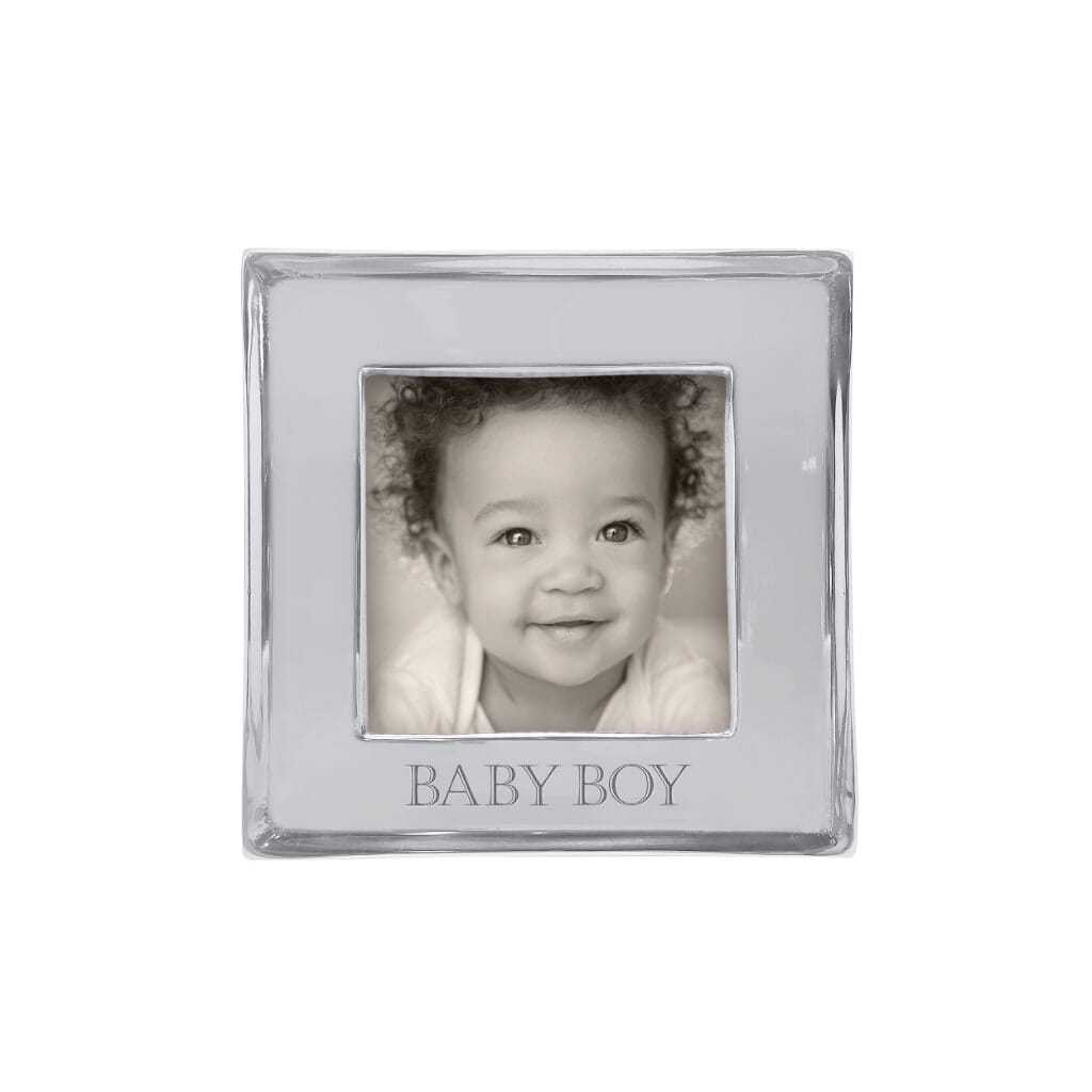 Mariposa BABY BOY Signature 4" x 4" Frame Picture Frames Mariposa
