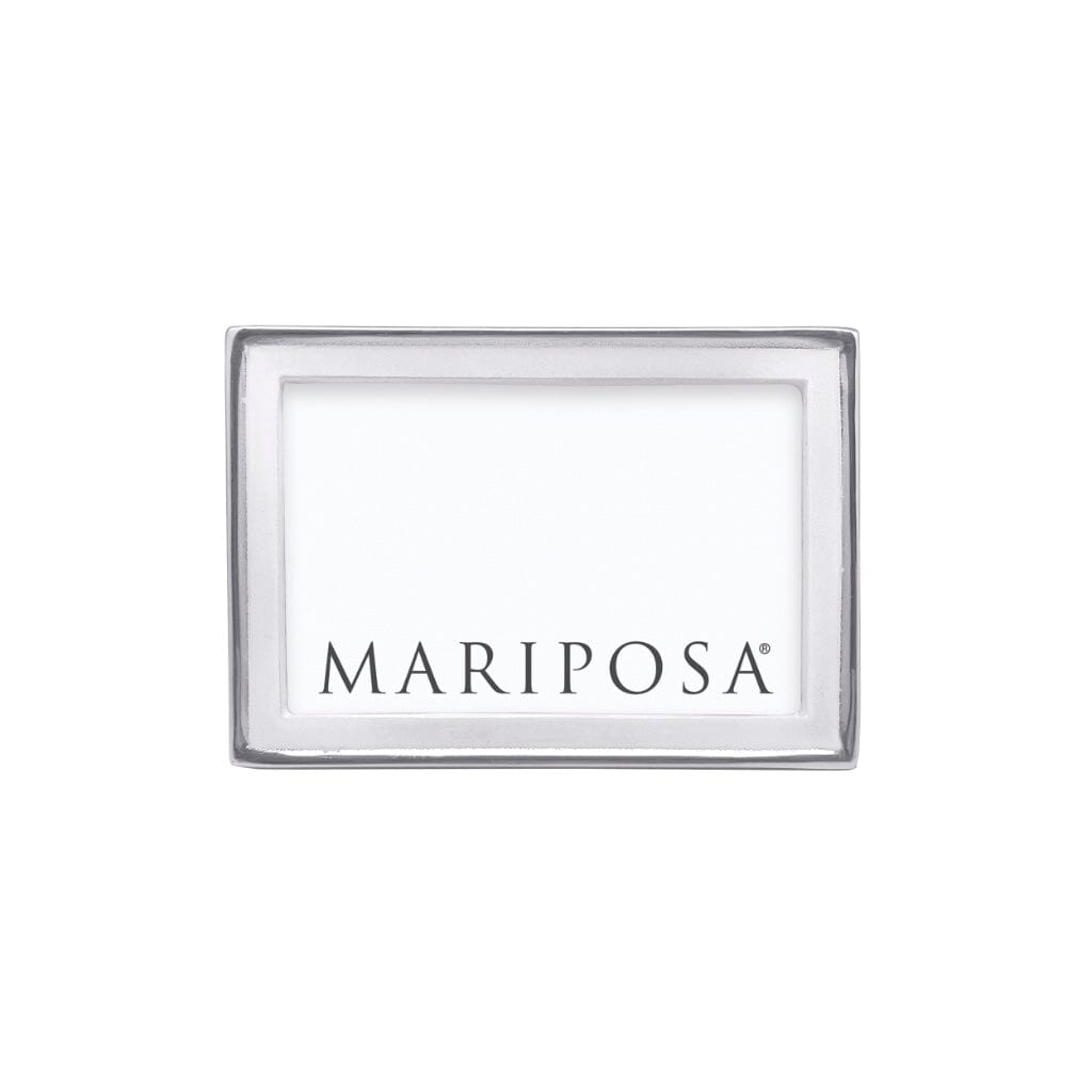 Mariposa Signature White 4" x 6" Frame Picture Frames Mariposa