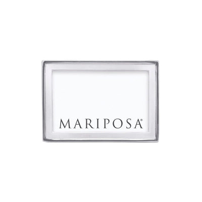 Mariposa Signature White 4" x 6" Frame Picture Frames Mariposa 