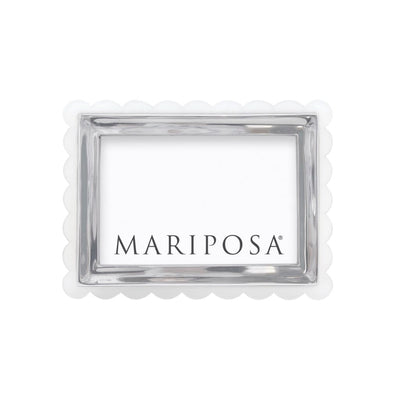 Mariposa Translucent Acrylic Scallop 4" x 6" Frame Picture Frames Mariposa 