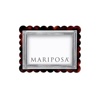 Mariposa Tortoise Scallop Signature 4" x 6" Frame Picture Frames Mariposa 