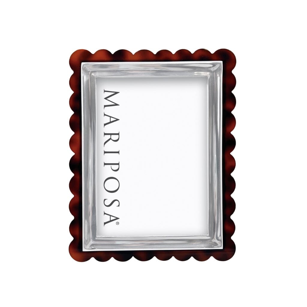 Mariposa Tortoise Scallop Signature 5" x 7" Frame Picture Frames Mariposa