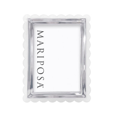 Mariposa Translucent Acrylic Scallop 5" x 7" Frame Picture Frames Mariposa 
