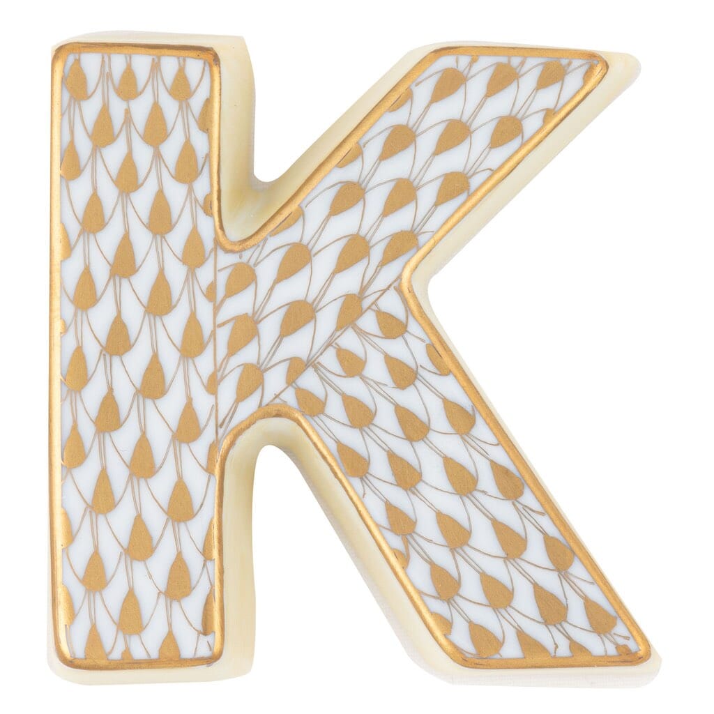 Herend Letter K Figurines Herend