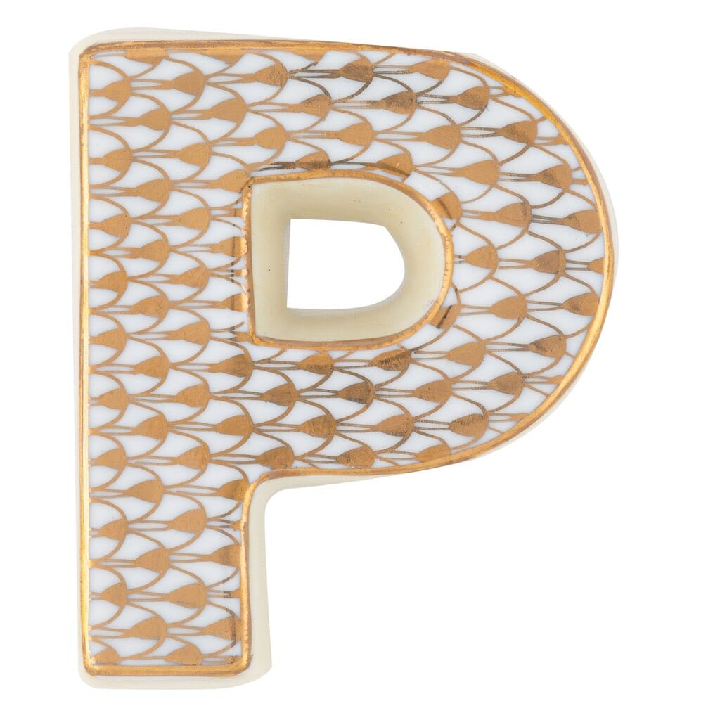 Herend Letter P Figurines Herend