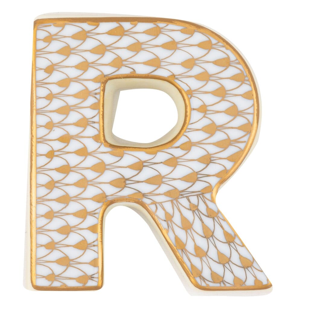 Herend Letter R Figurines Herend
