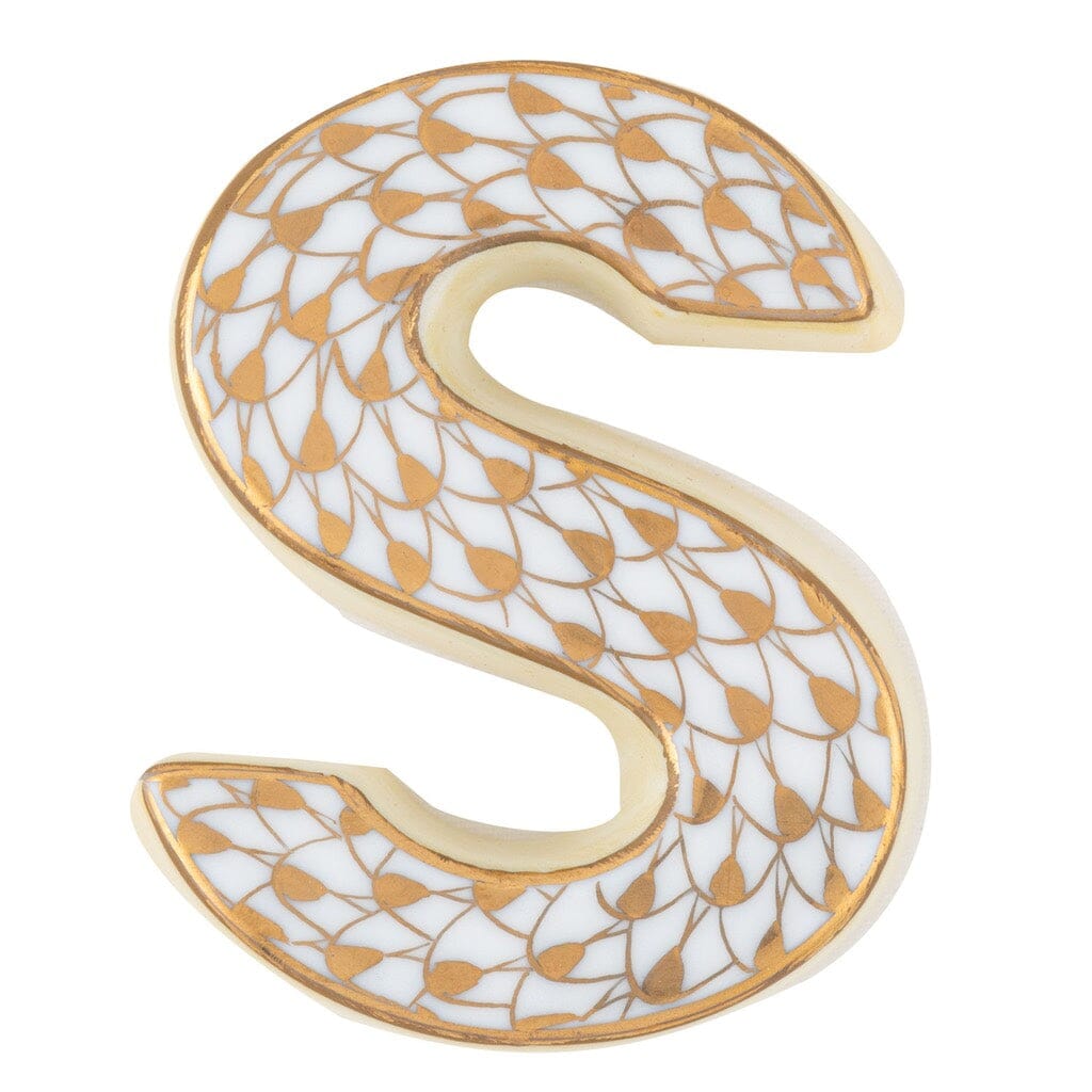 Herend Letter S Figurines Herend