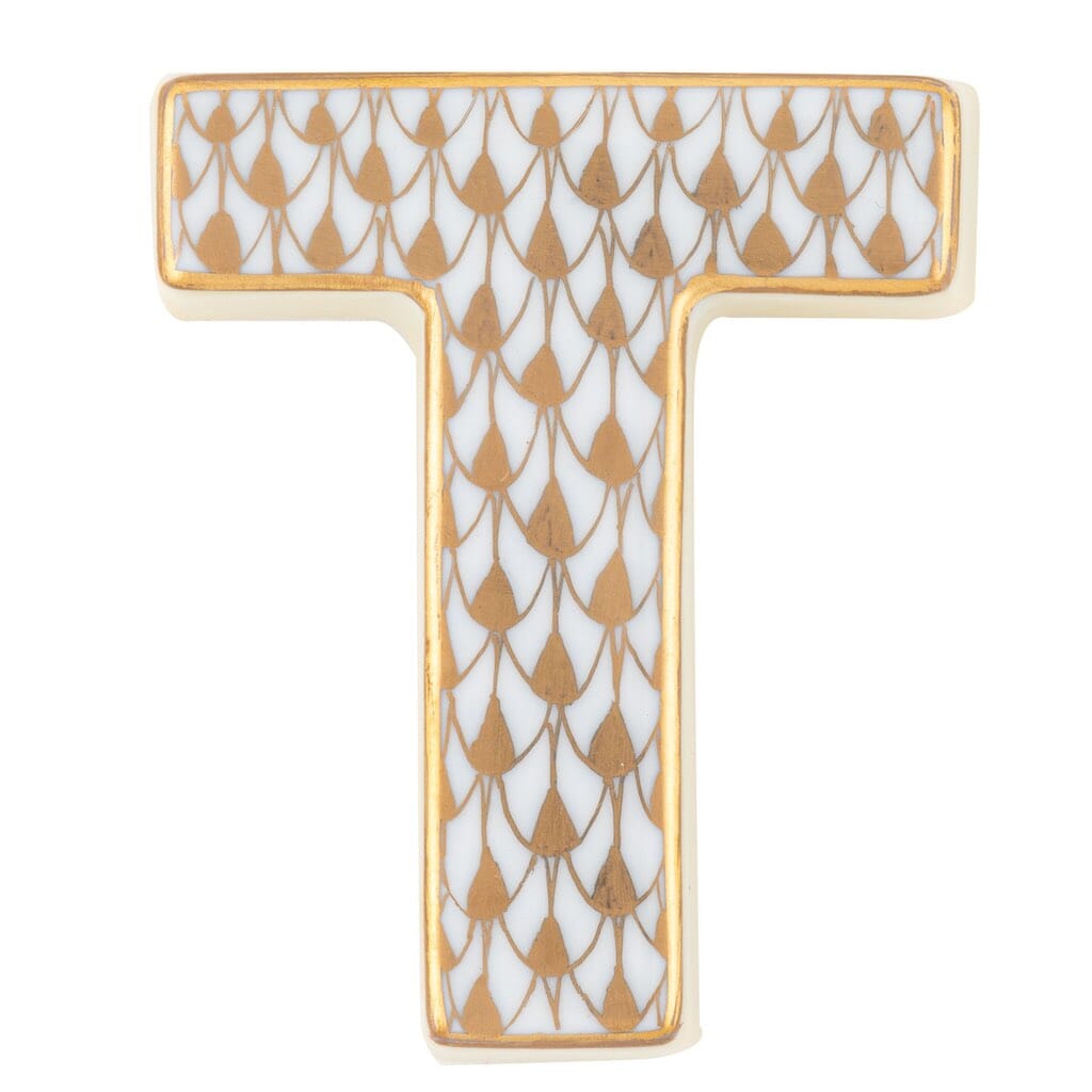 Herend Letter T Figurines Herend