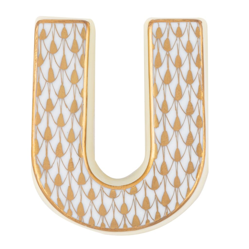 Herend Letter U Figurines Herend