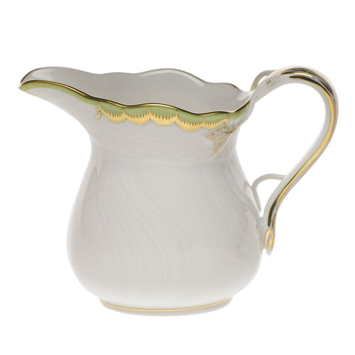 Herend Princess Victoria Creamer Dinnerware Herend Green