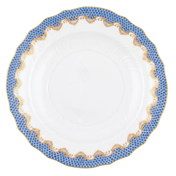 Herend Fish Scale Salad Plate Dinnerware Herend Blue