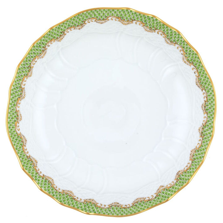 Herend Fish Scale Scalloped Dinner Bowl Dinnerware Herend Evergreen