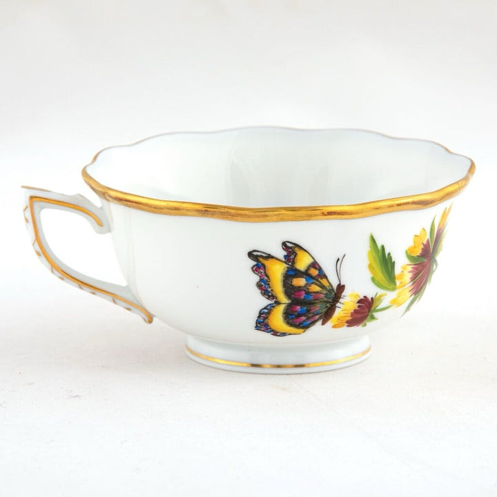 Herend American Wildflower Tea Cup - Indian Blanket Flower Dinnerware Herend
