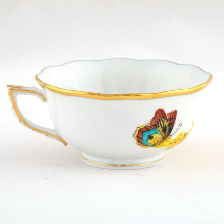 Herend American Wildflower Tea Cup - Tall Goldenrod Dinnerware Herend