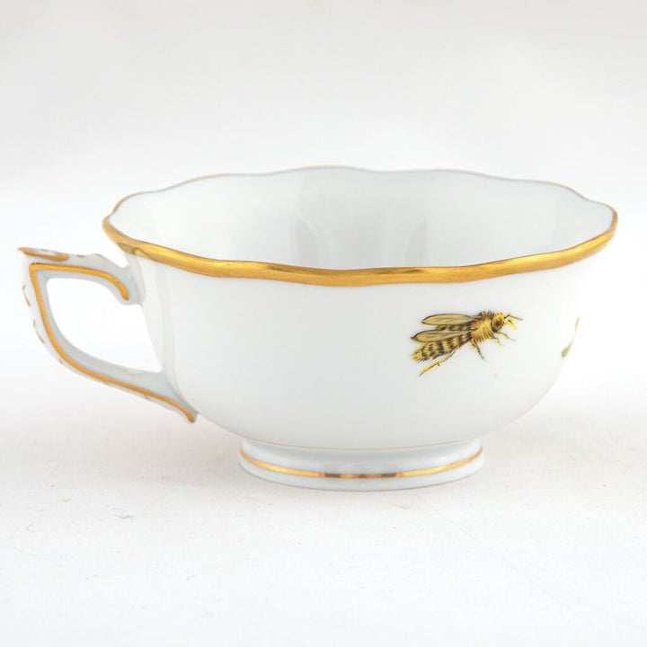 Herend American Wildflower Tea Cup - Prairie Rose Dinnerware Herend