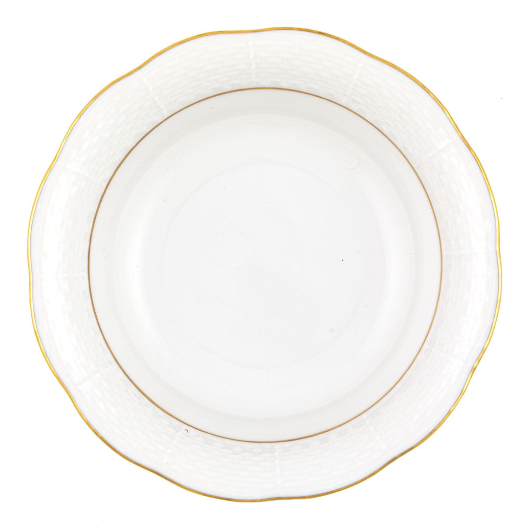 Herend Golden Edge Oatmeal Bowl Dinnerware Herend