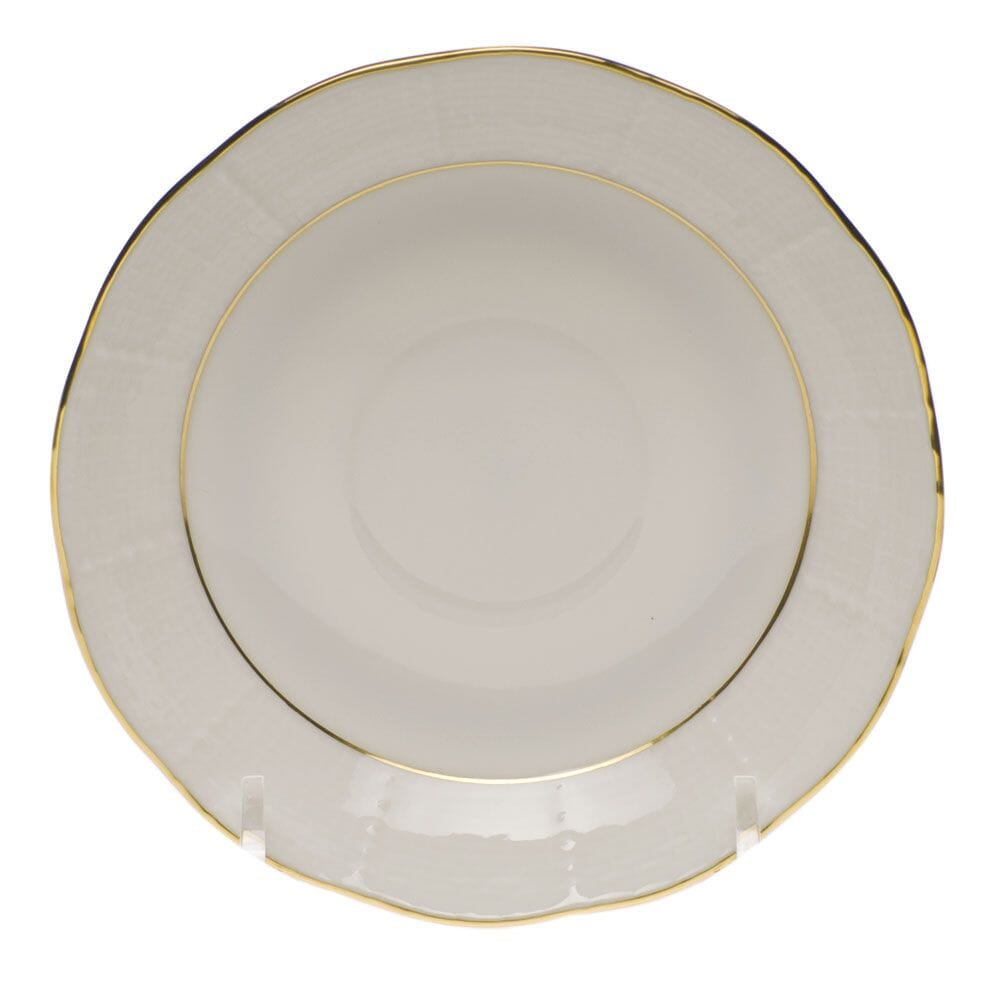 Herend Golden Edge After Dinner Saucer Dinnerware Herend