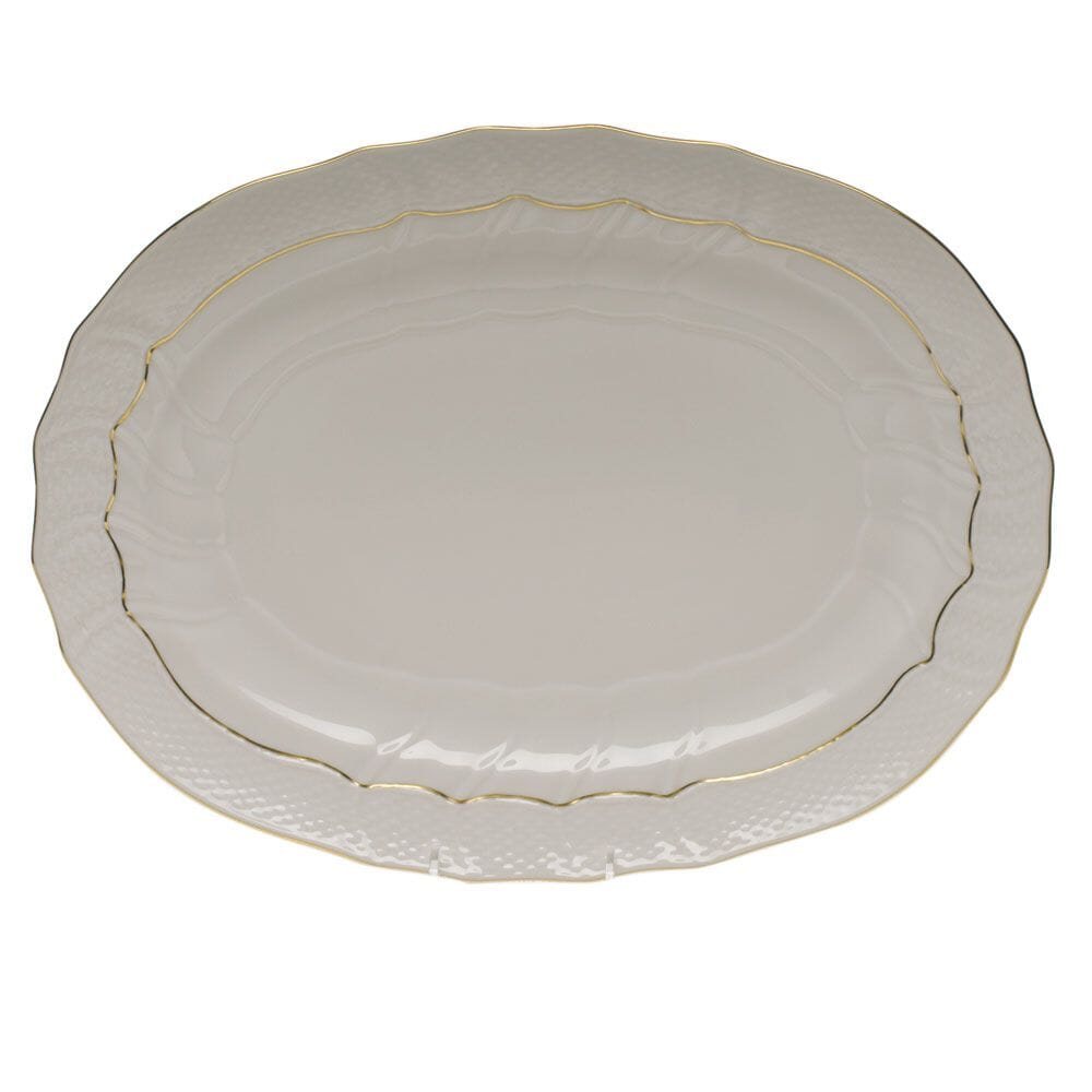 Herend Golden Edge Platter - 15 Inch Platters Herend
