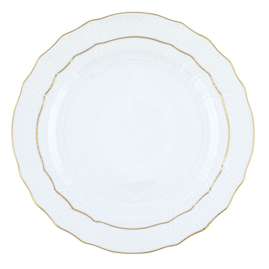 Herend Golden Edge Dinner Plate Dinnerware Herend