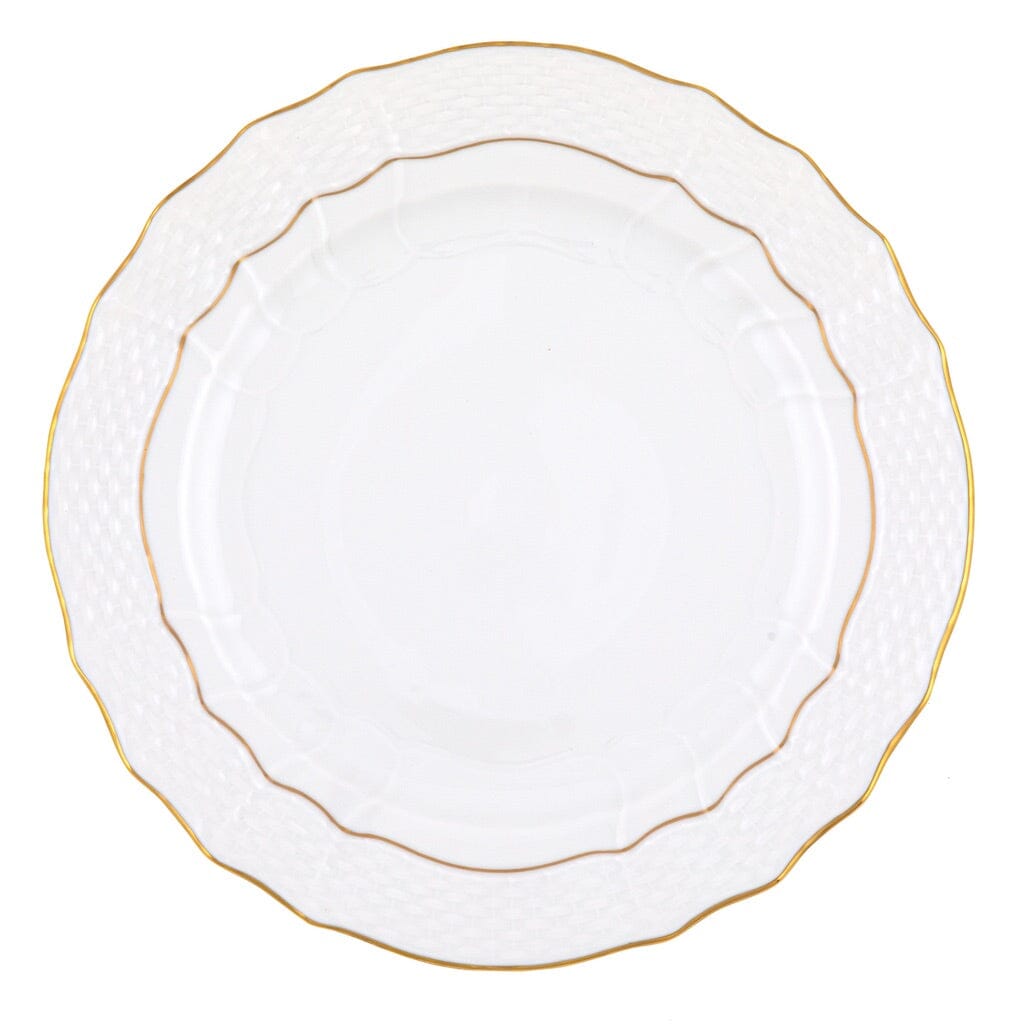 Herend Golden Edge Service Plate Dinnerware Herend