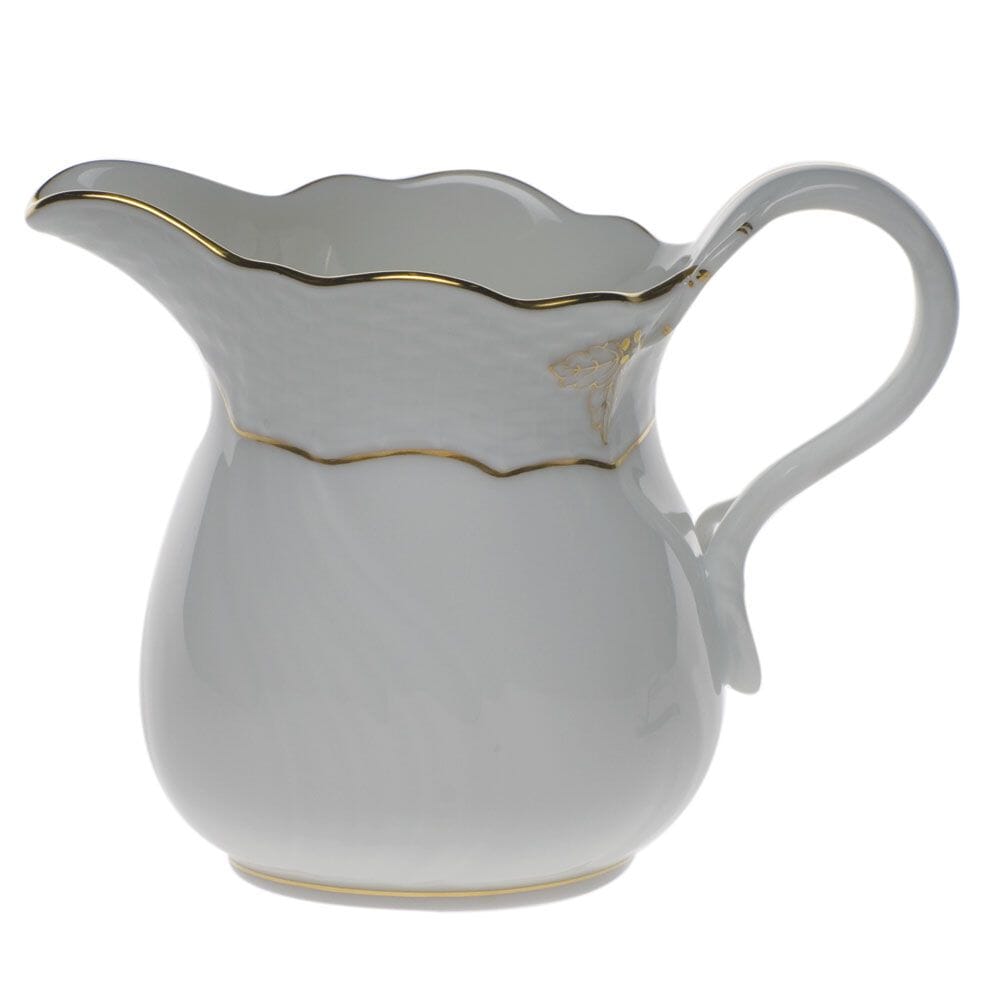 Herend Golden Edge Creamer - 10 oz. Dinnerware Herend