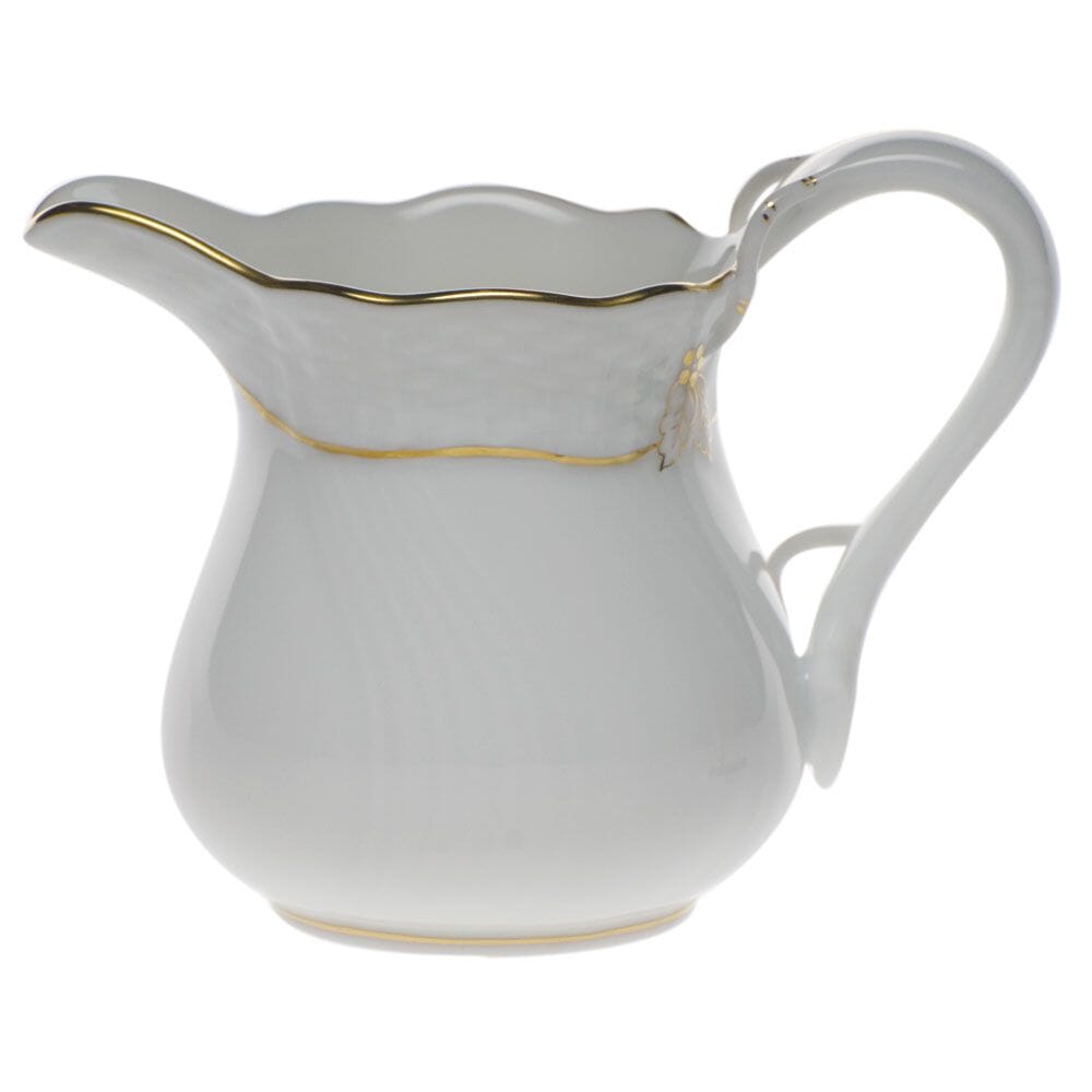 Herend Golden Edge Creamer - 4 oz. Dinnerware Herend