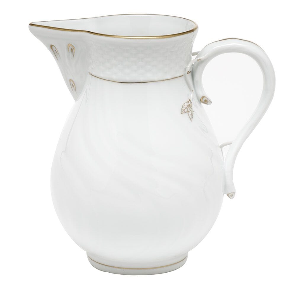 Herend Golden Edge Pitcher Dinnerware Herend
