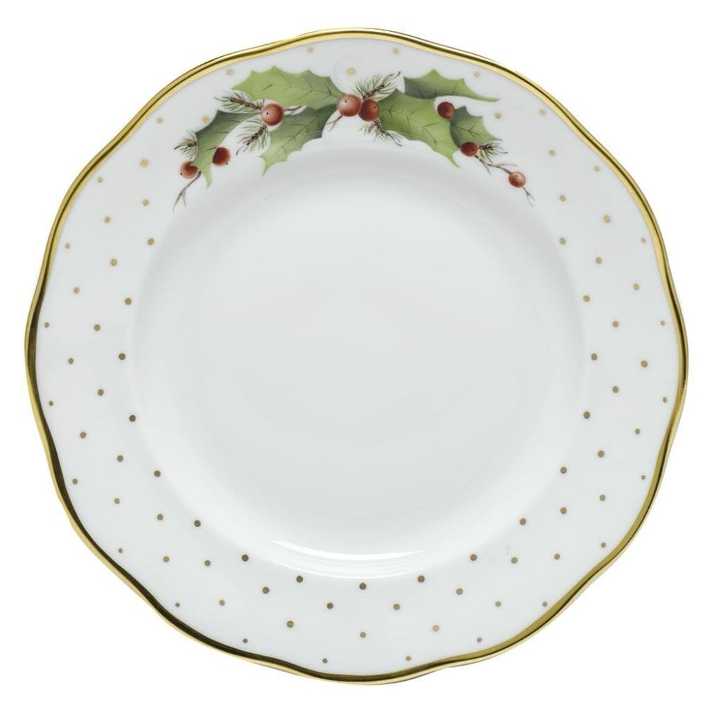 Herend Winter Shimmer Dessert Plate Dinnerware Herend