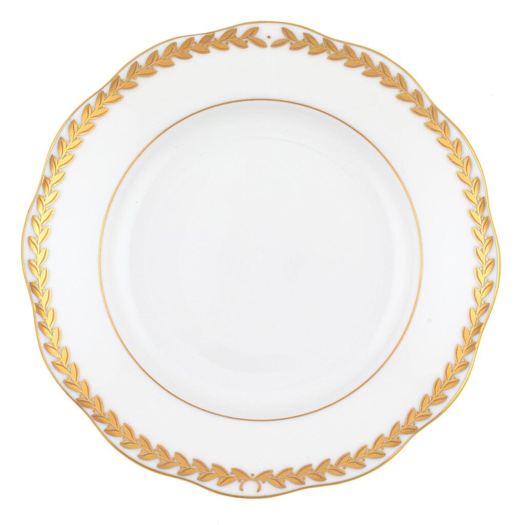 Herend Golden Laurel Salad Plate Dinnerware Herend