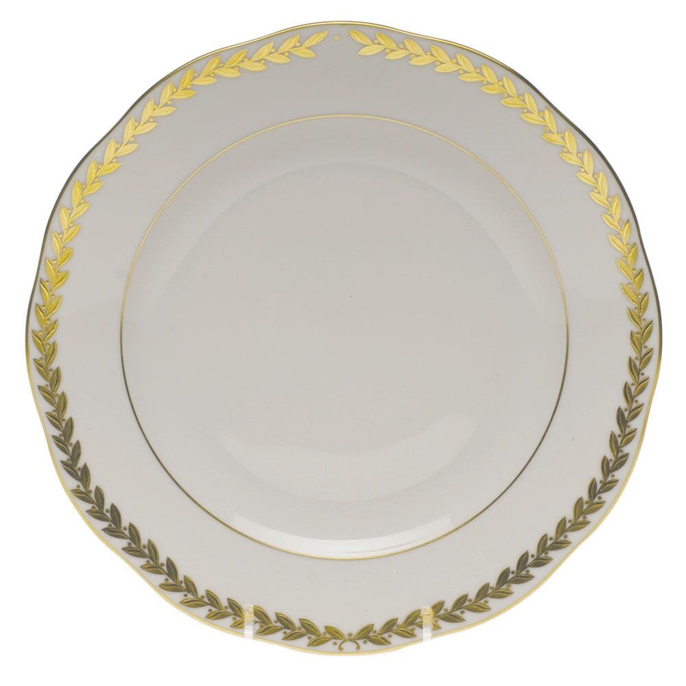 Herend Golden Laurel Dessert Plate Dinnerware Herend