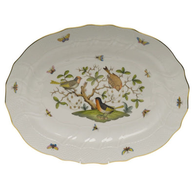 Herend Rothschild Bird Platter - 17 Inch Platters Herend