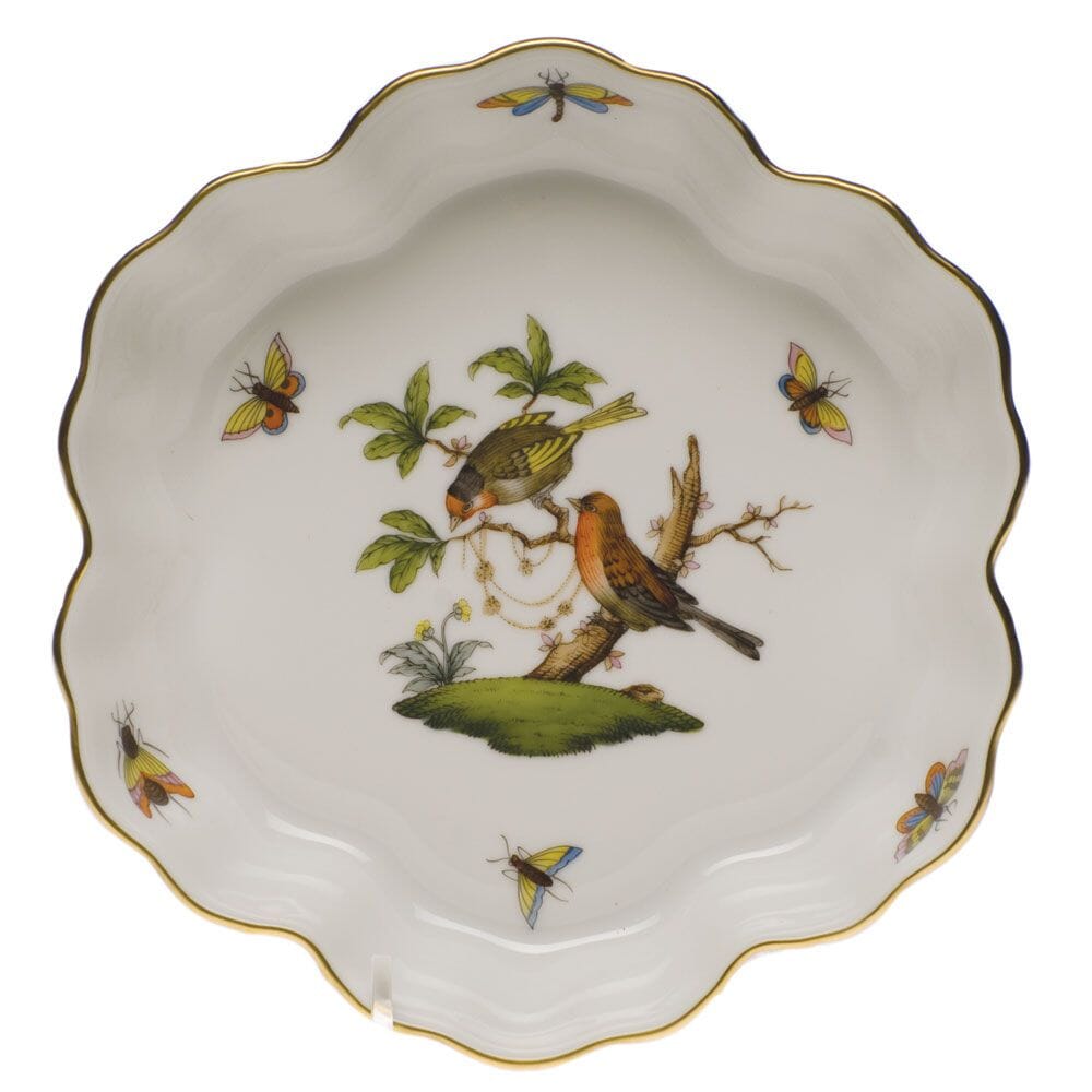 Herend Rothschild Bird Fruit Bowl Dinnerware Herend