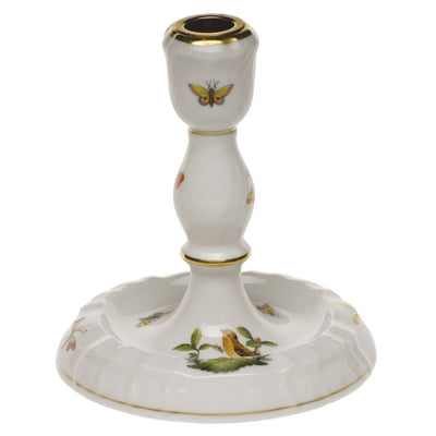 Herend Rothschild Bird Single Candlestick Candle Holders Herend 