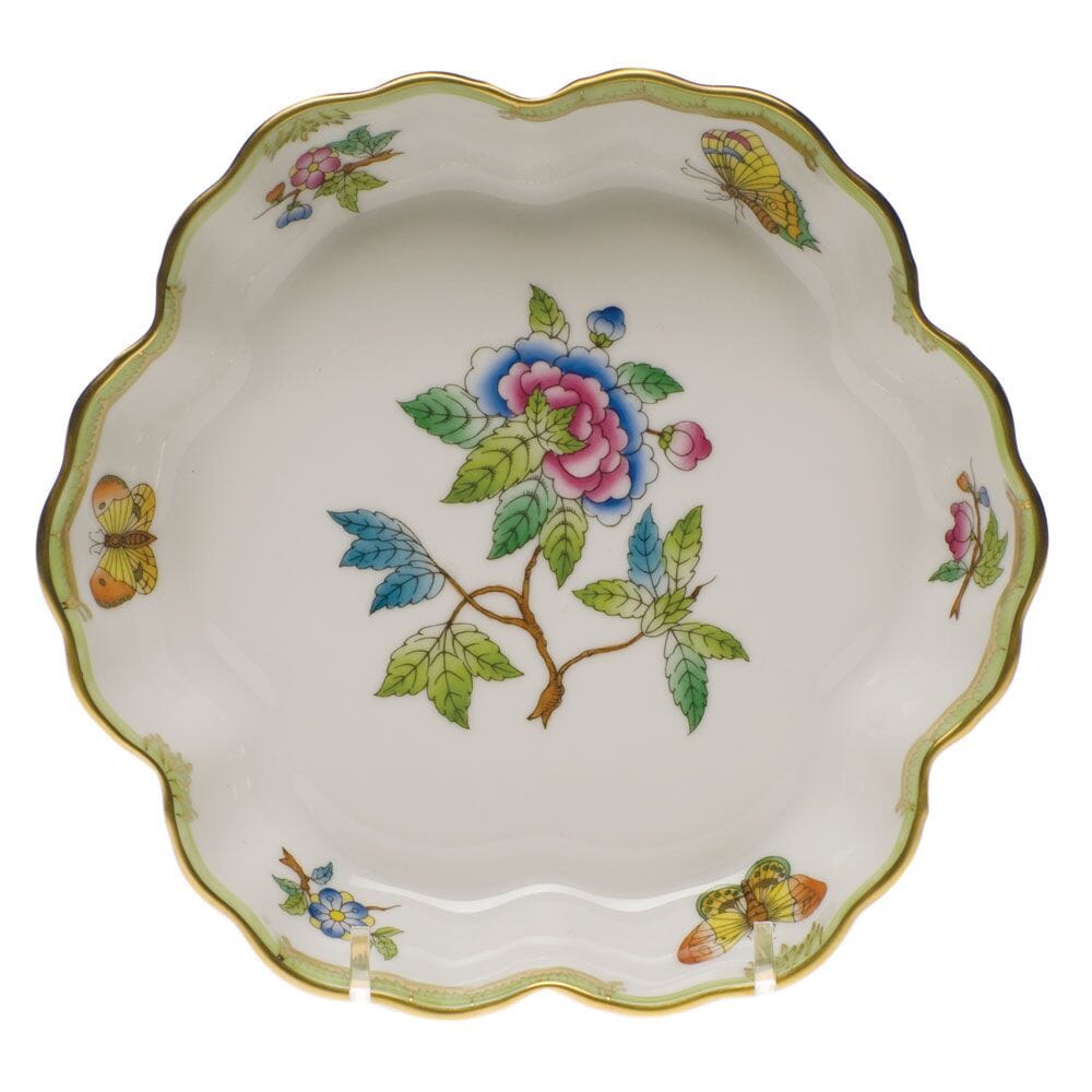 Herend Queen Victoria Fruit Bowl Dinnerware Herend Green