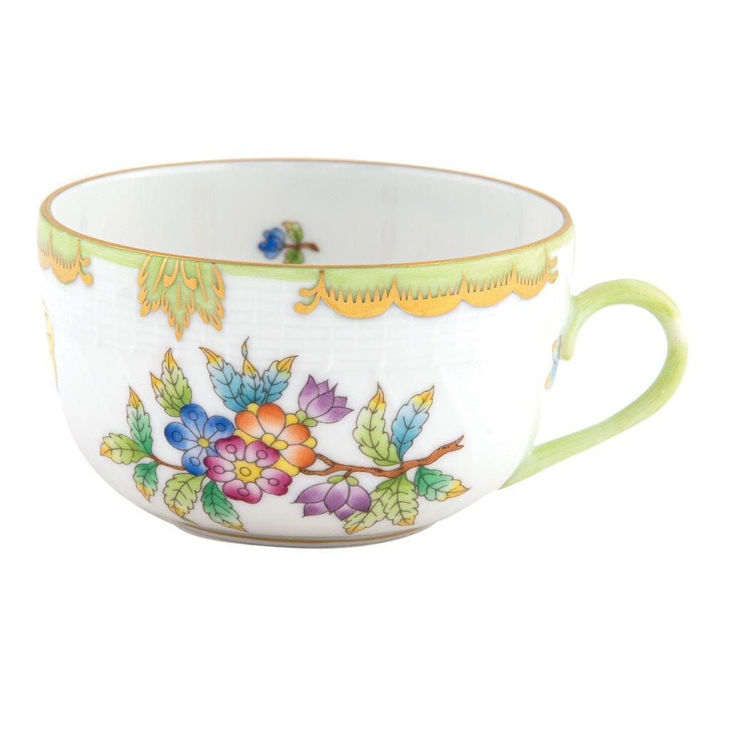 Herend Queen Victoria Canton Cup Dinnerware Herend Green