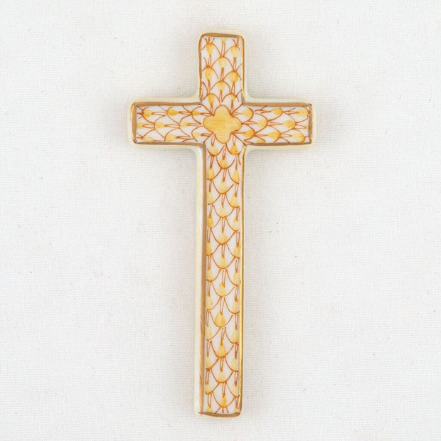 Herend Miniature Cross Figurines Herend Butterscotch 