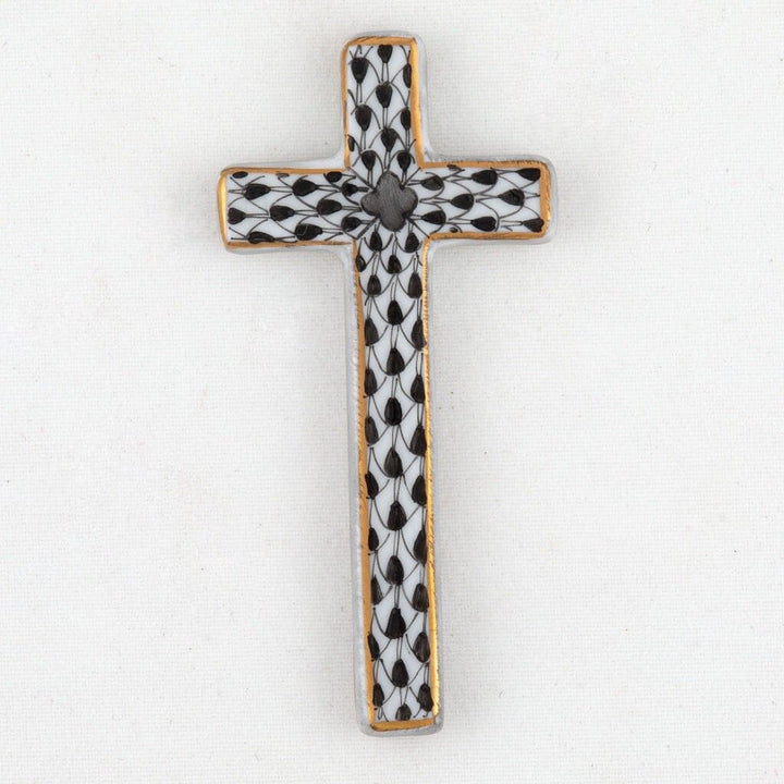 Herend Miniature Cross Figurines Herend Black