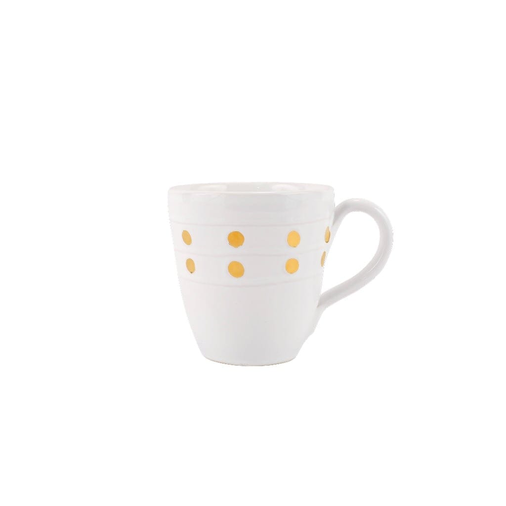 Vietri Medici Gold Mug Dinnerware Vietri
