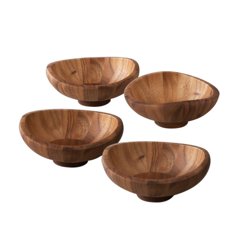 Nambe Butterfly Salad Bowls, Set of 4 Salad Bowls Nambe