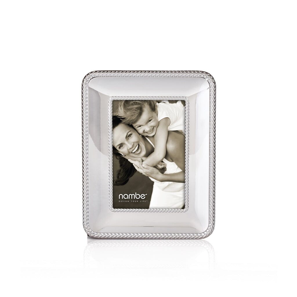 Nambe Braid Picture Frame - 4" x 6" Picture Frames Nambe