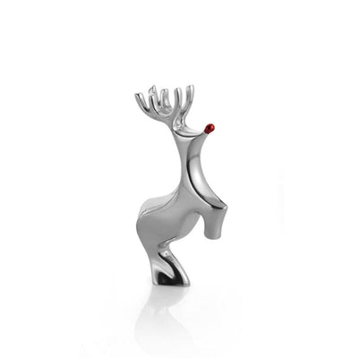 Nambe Miniature Red-Nosed Reindeer Christmas Nambe 