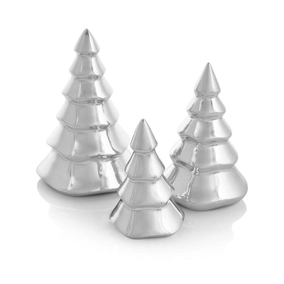 Nambe Miniature Christmas Tree Trio (3 pc. Set) Christmas Nambe 