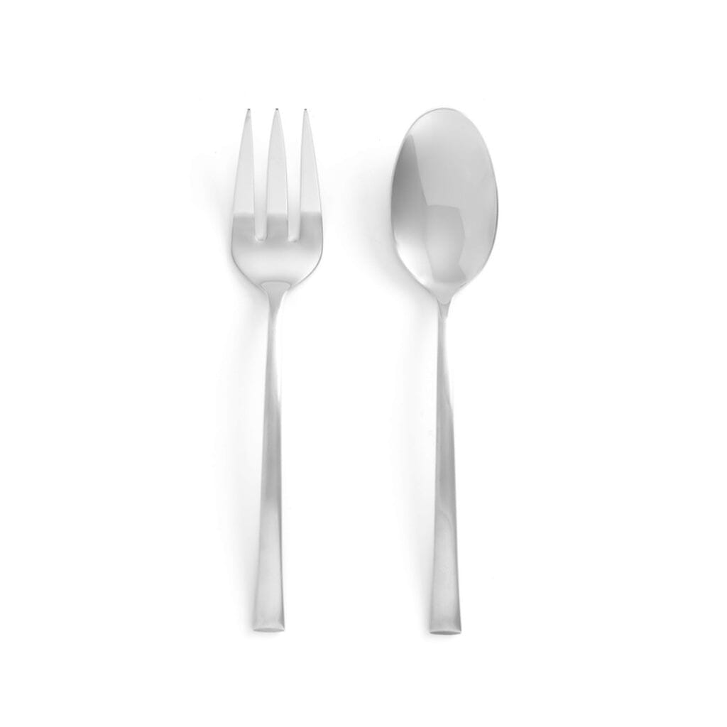 Nambe Toas - 2 Piece Salad Serving Set Flatware Nambe